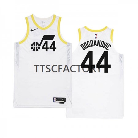 Camiseta Hombre NBA Utah Jazz Bojan Bogdanovic 44 Nike 2022-23 Association Edition Blanco Swingman
